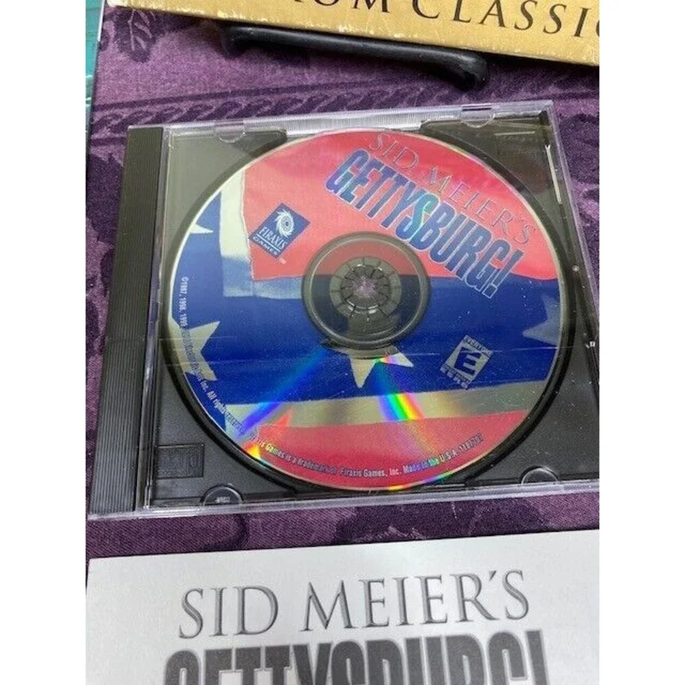 Sid Meier's Gettysburg! Big Box Computer Game Fraxis Electronic Arts (PC, 2000)